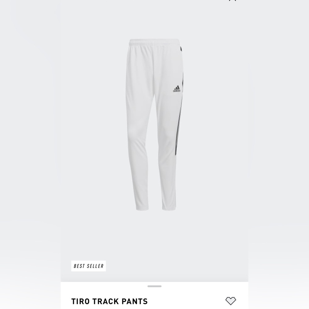 Adidas tiro pants- size medium